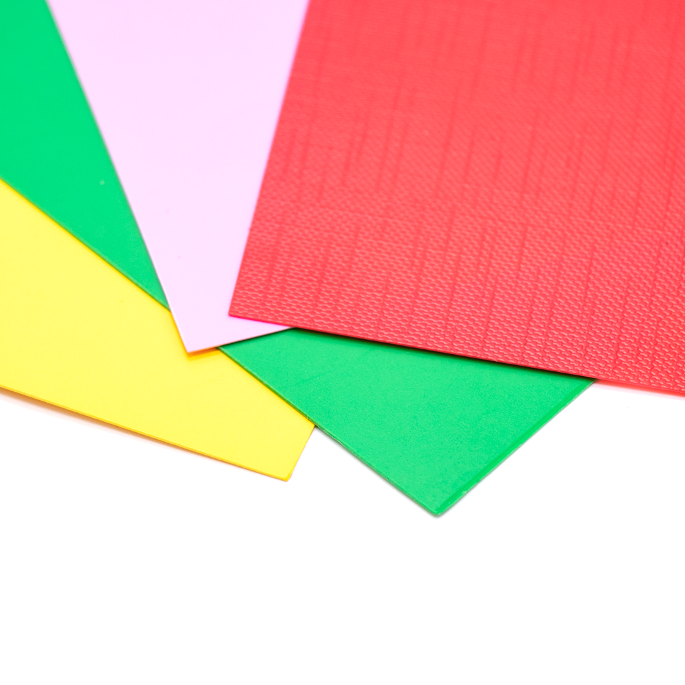 Lámina de Pvc colorido para cubierta vinculante de papelería 