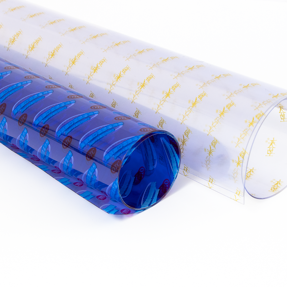 El fabricante chino imprimió la hoja rígida plástica del PVC personaliza la impresión